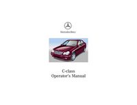 2001 Mercedes-Benz C Class Bedienungsanleitung