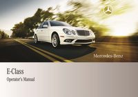 Mercedes-Benz W212 Bedienungsanleitung