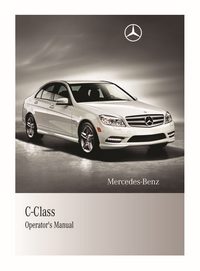 2011 Mercedes-Benz C Class Bedienungsanleitung