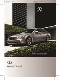 2011 Mercedes-Benz CLS Bedienungsanleitung
