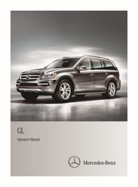 2012 Mercedes-Benz GL Bedienungsanleitung