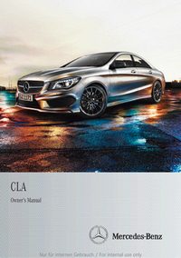 2013 Mercedes-Benz CLA Bedienungsanleitung
