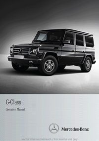 2013 Mercedes-Benz G Class Bedienungsanleitung