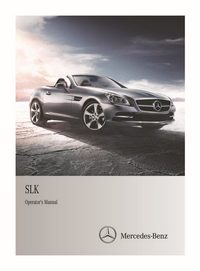 2013 Mercedes-Benz SLK Class Bedienungsanleitung